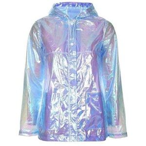 Topshop Jackets & Coats - Iridescent Unicorn Rain Jacket Topshop Jackets & Coats - Iridescent Unicorn Rain Jacket
